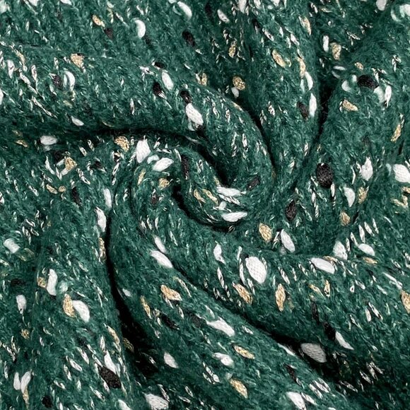 Women's Casual Dark Green knit Sweater top - Picture 7 of 7